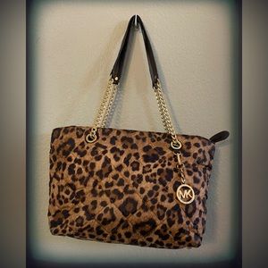 MICHAEL Michael Kors leopard print tote bag